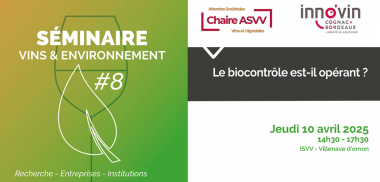 SÉMINAIRE ISVV « VINS & ENVIRONNEMENT » #8 | LE BIOCONTRÔLE EST-IL OPÉRANT ?