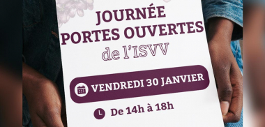 Journée portes ouvertes de l'ISVV - vendredi 30 janvier de 14h à 18h..