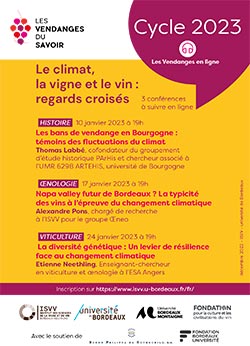 Les vendanges du savoir - cycle 2023